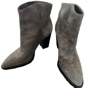 VINCE grey suede boots